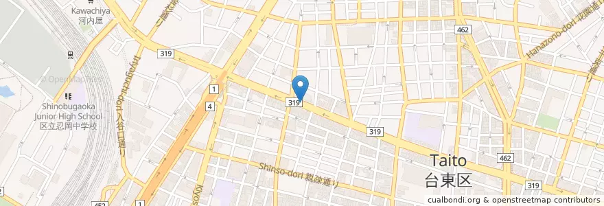 Mapa de ubicacion de Nihonkai en Japan, Tokyo, Taito.