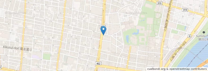 Mapa de ubicacion de いざかやたけ (Take) en Jepun, 東京都, 台東区.