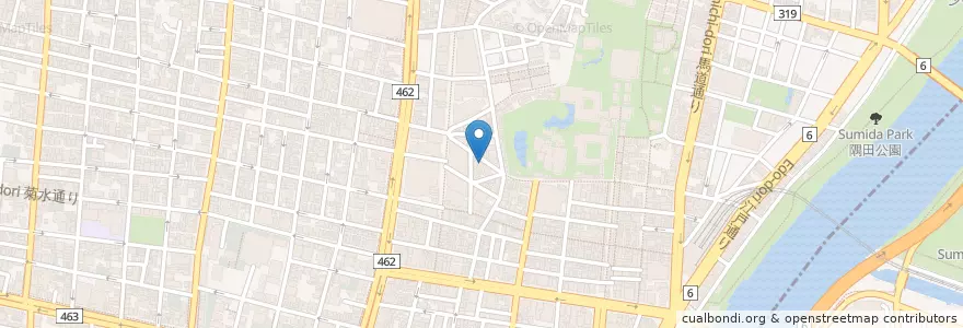 Mapa de ubicacion de 浅草リトルシアター (Asakusa little theatre) en 日本, 东京都/東京都, 台東区.
