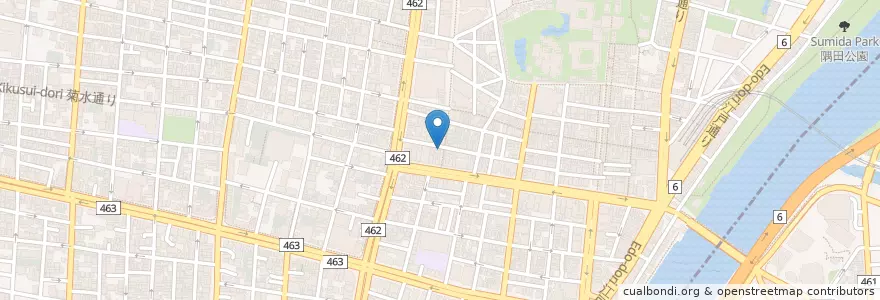 Mapa de ubicacion de 串カツでんがな en Jepun, 東京都, 台東区.
