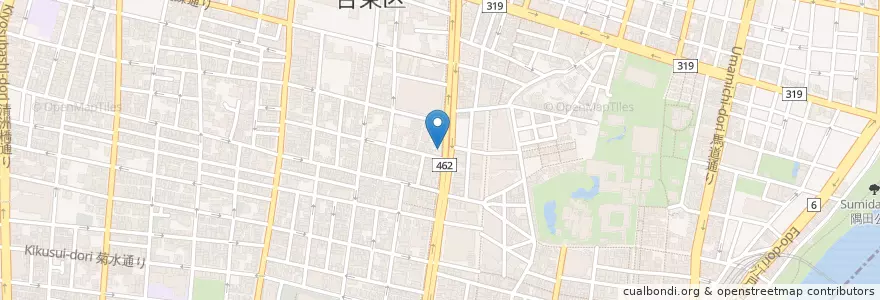 Mapa de ubicacion de Big-8 en 日本, 東京都, 台東区.