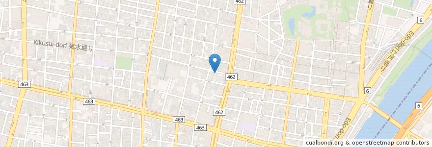 Mapa de ubicacion de 炉端焼き たぬき en Japan, Tokio, 台東区.