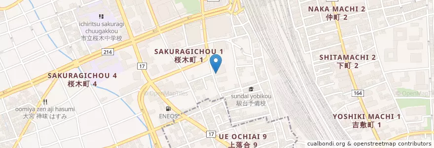 Mapa de ubicacion de 呉竹メディカルクリニック en Jepun, 埼玉県, さいたま市, 大宮区.