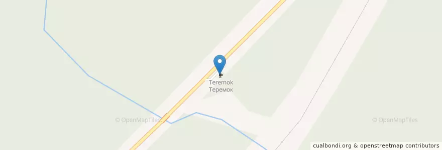 Mapa de ubicacion de Теремок en Russia, Ural Federal District, Sverdlovsk Oblast, Rezhevskoy District.