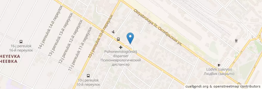 Mapa de ubicacion de Кобарт en Russie, District Fédéral Du Sud, Ростовская Область, Городской Округ Таганрог.