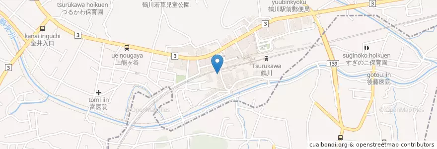 Mapa de ubicacion de Yamacho en Japonya, 東京都, 町田市.