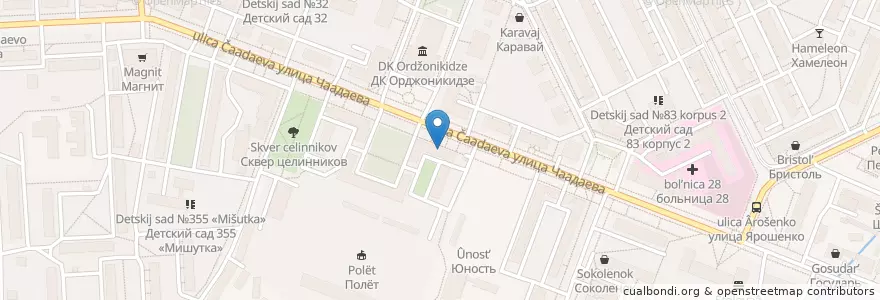 Mapa de ubicacion de Сбербанк en Rusland, Приволжский Федеральный Округ, Нижегородская Область, Городской Округ Нижний Новгород.