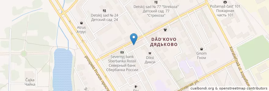 Mapa de ubicacion de Детская поликлиника больницы №2 en Russia, Central Federal District, Yaroslavl Oblast, Yaroslavsky District, Yaroslavl.