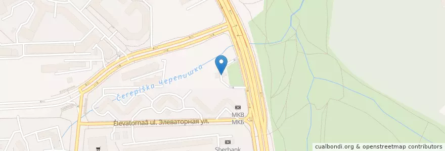 Mapa de ubicacion de Лукойл en Rússia, Distrito Federal Central, Москва, Южный Административный Округ, Район Бирюлёво Восточное.