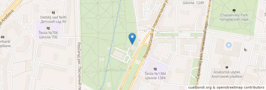 Mapa de ubicacion de Седьмой элемент en Rusia, Центральный Федеральный Округ, Москва, Северный Административный Округ, Район Сокол.