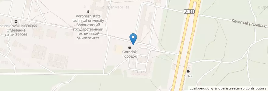 Mapa de ubicacion de Робин Сдобин en Rusia, Distrito Federal Central, Óblast De Vorónezh, Городской Округ Воронеж.