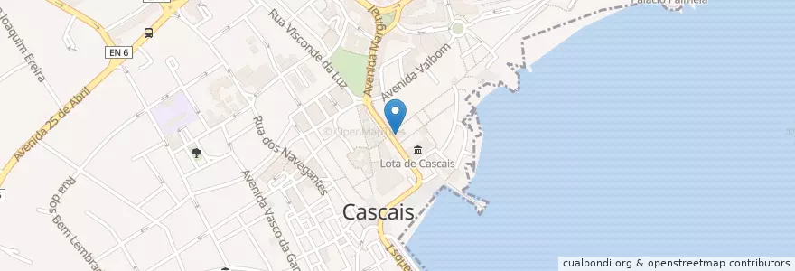 Mapa de ubicacion de Farmácia Cordeiro en Португалия, Área Metropolitana De Lisboa, Лиссабон, Grande Lisboa, Cascais, Cascais E Estoril.