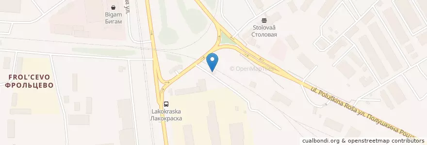 Mapa de ubicacion de Автомойка en Rusland, Centraal Federaal District, Oblast Jaroslavl, Ярославский Район, Городской Округ Ярославль.