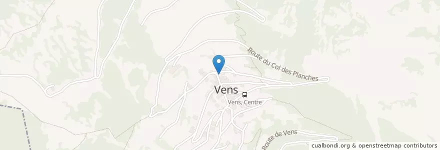 Mapa de ubicacion de Four banal en Schweiz/Suisse/Svizzera/Svizra, Valais/Wallis, Entremont, Vollèges.
