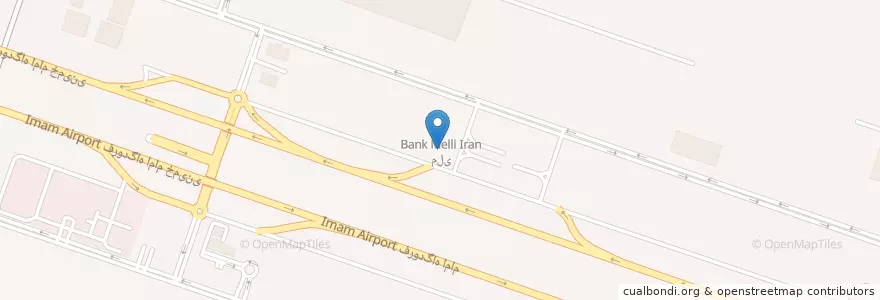 Mapa de ubicacion de بانک ملی en İran, Tahran Eyaleti, شهرستان ری, بخش فشاپویه, حسن آباد.