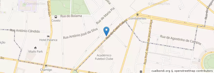 Mapa de ubicacion de Farmácia Silva Pereira en البرتغال, المنطقة الشمالية (البرتغال), Área Metropolitana Do Porto, بورتو, بورتو, Paranhos.