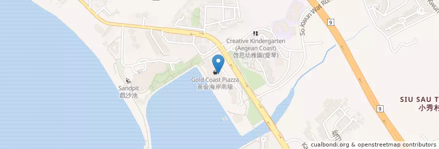 Mapa de ubicacion de Pacific Coffee en چین, هنگ‌کنگ, گوانگ‌دونگ, 新界 New Territories, 屯門區 Tuen Mun District.