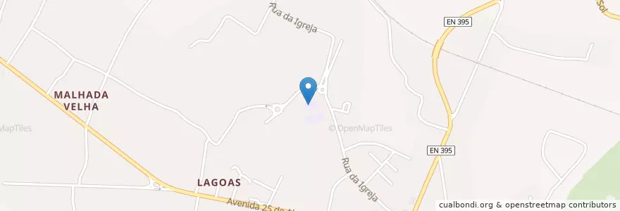 Mapa de ubicacion de EB2/3 Ferreiras en 포르투갈, Algarve, Algarve, Faro, Albufeira, Ferreiras.