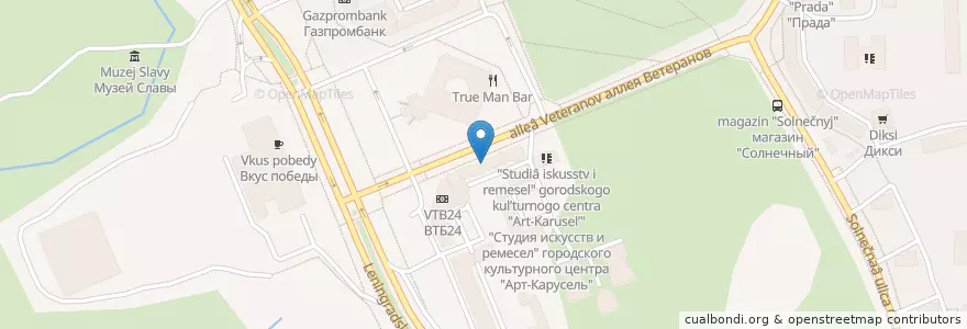 Mapa de ubicacion de Таврический en Russland, Föderationskreis Nordwest, Oblast Leningrad, Сосновоборский Городской Округ, Ломоносовский Район.