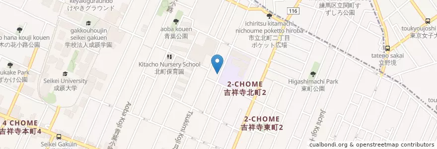 Mapa de ubicacion de 沼田内科小児科医院 en 日本, 东京都/東京都, 武蔵野市.