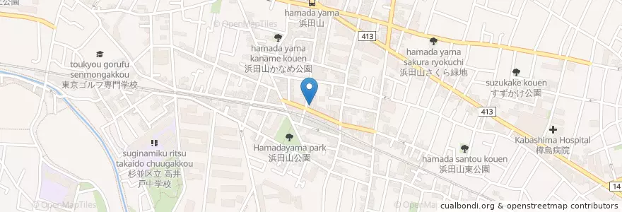 Mapa de ubicacion de DARI en Japan, Tokyo, Suginami.