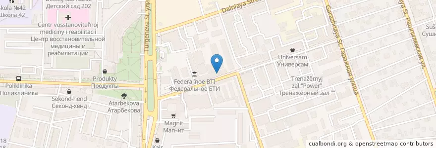 Mapa de ubicacion de Грац en ロシア, 南部連邦管区, クラスノダール地方, Городской Округ Краснодар.