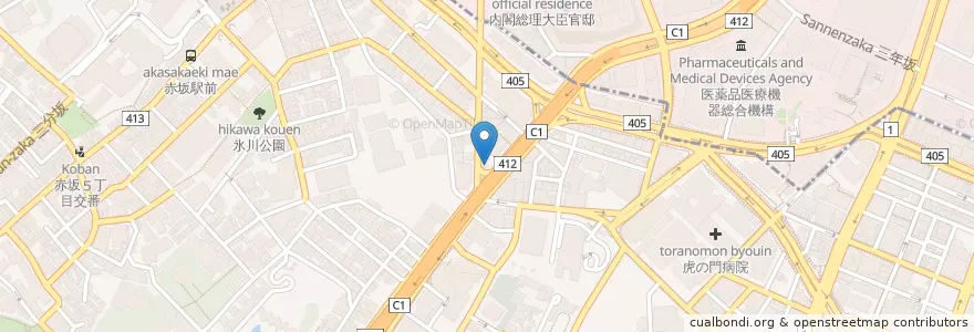 Mapa de ubicacion de スターバックス en 일본, 도쿄도, 미나토.