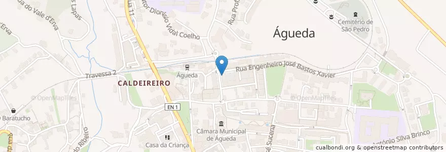 Mapa de ubicacion de Praça Pública en Portekiz, Aveiro, Centro, Baixo Vouga, Águeda, Águeda E Borralha.