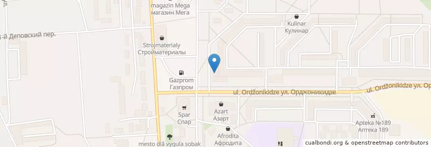 Mapa de ubicacion de Новомосковск - 301668 en Rússia, Distrito Federal Central, Тульская Область, Городской Округ Новомосковск.