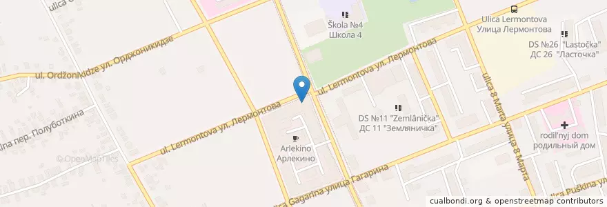 Mapa de ubicacion de Пивной погребок en Rusia, Distrito Federal Central, Óblast De Briansk, Клинцовский Район, Городской Округ Клинцы.