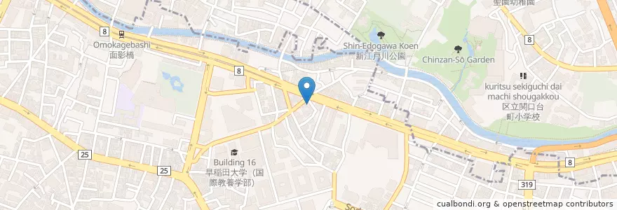 Mapa de ubicacion de モスバーガー en Japonya, 東京都, 新宿区.