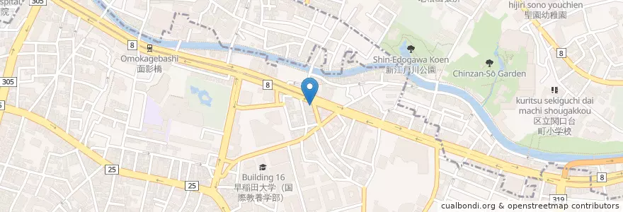 Mapa de ubicacion de 武蔵野アブラ学会 油そば en ژاپن, 東京都, 新宿区.