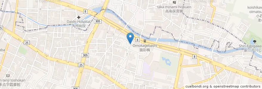 Mapa de ubicacion de 天祖神社 en Giappone, Tokyo, Shinjuku.