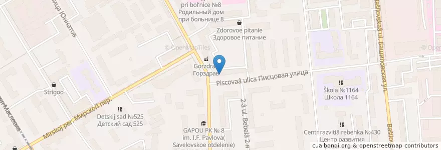 Mapa de ubicacion de Мимино en 러시아, Центральный Федеральный Округ, Москва, Северный Административный Округ.