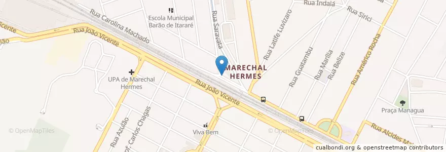 Mapa de ubicacion de Linha 650 Marechal Hermes >> Engenho Novo en برزیل, منطقه جنوب شرقی برزیل, ریودو ژانیرو, Região Metropolitana Do Rio De Janeiro, Região Geográfica Imediata Do Rio De Janeiro, Região Geográfica Intermediária Do Rio De Janeiro, ریودو ژانیرو.