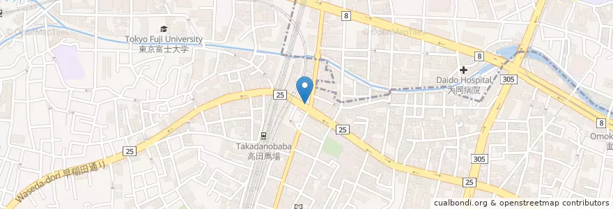 Mapa de ubicacion de ドラッグ セガミ en 일본, 도쿄도, 신주쿠.