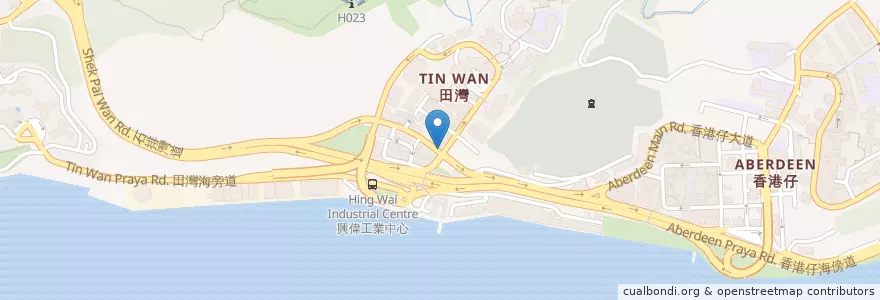 Mapa de ubicacion de 麥當勞 McDonald's en Chine, Guangdong, Hong Kong, Île De Hong Kong, Nouveaux Territoires, 南區 Southern District.