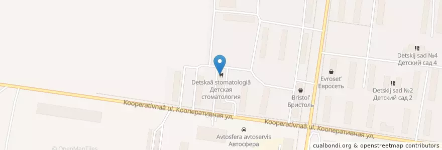 Mapa de ubicacion de Детская стоматология en Russia, Central Federal District, Ivanovo Oblast, Shuysky District, Shuya.