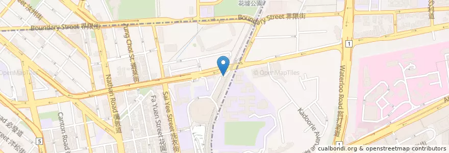 Mapa de ubicacion de Grand Century Place en Çin, Guangdong, Hong Kong, Yeni Bölgeler, Kowloon, 油尖旺區 Yau Tsim Mong District, 九龍城區 Kowloon City District.