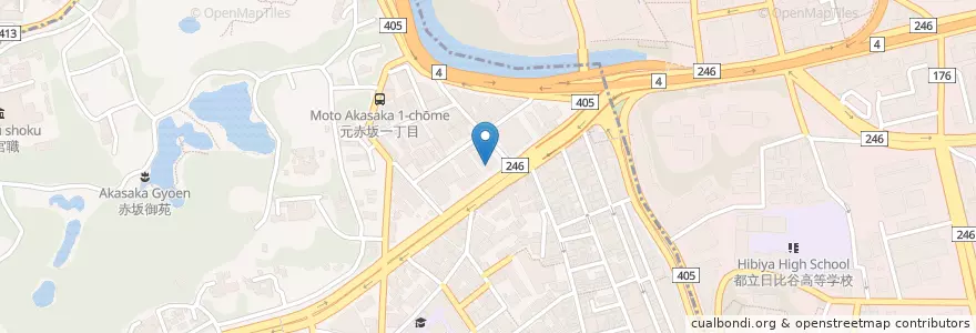 Mapa de ubicacion de 屋台Deli en Japonya, 東京都.