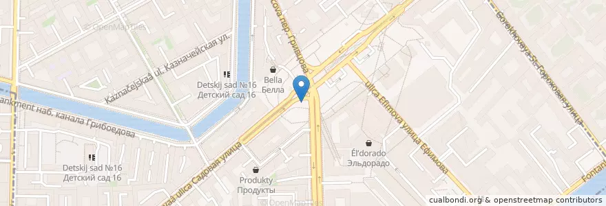 Mapa de ubicacion de «Нептун» en Rusia, Северо-Западный Федеральный Округ, Ленинградская Область, Санкт-Петербург, Адмиралтейский Район, Сенной Округ.