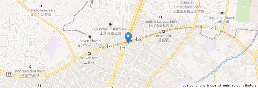 Mapa de ubicacion de GRAZIE GARDENS en Giappone, Tokyo, 中野区.