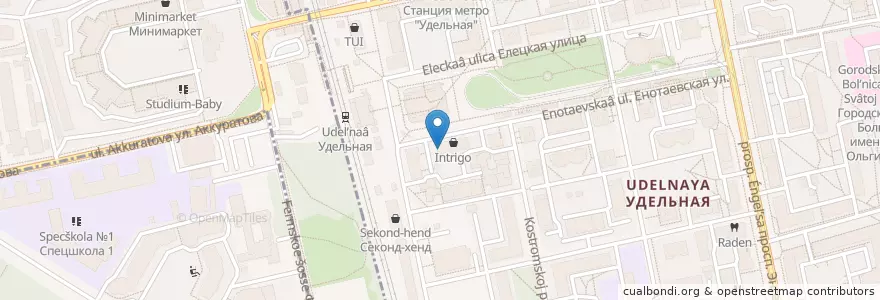 Mapa de ubicacion de Комфорт en Rusia, Северо-Западный Федеральный Округ, Óblast De Leningrado, San Petersburgo, Выборгский Район.