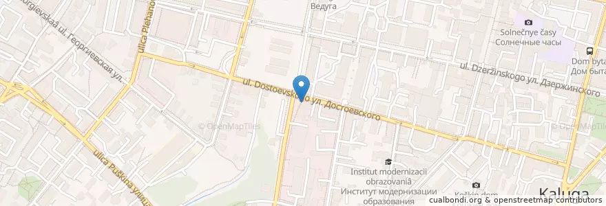 Mapa de ubicacion de ВТБ en 俄罗斯/俄羅斯, Центральный Федеральный Округ, 卡卢加州, Городской Округ Калуга.