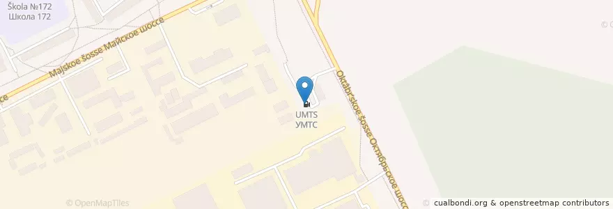 Mapa de ubicacion de УМТС en 俄罗斯/俄羅斯, 西伯利亚联邦管区, Красноярский Край, Рыбинский Район, Зато Зеленогорск.