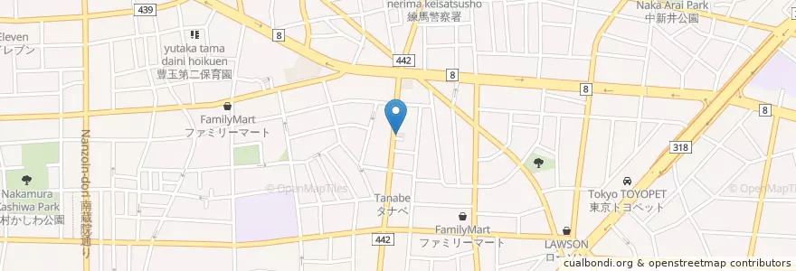 Mapa de ubicacion de みすずクリニック en Giappone, Tokyo, 練馬区.