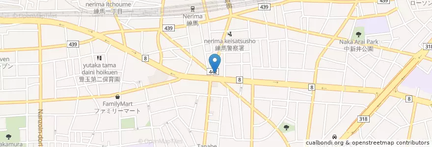 Mapa de ubicacion de 西京信用金庫 en اليابان, 東京都, 練馬区.