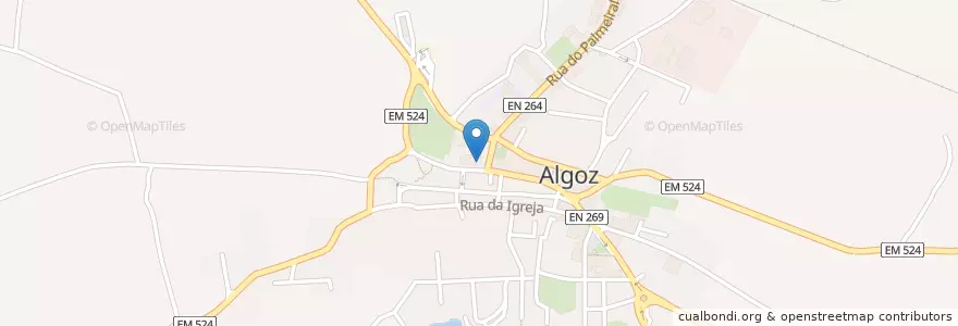 Mapa de ubicacion de Crédito Agrícola en Portekiz, Algarve, Algarve, Faro, Silves, Algoz E Tunes.