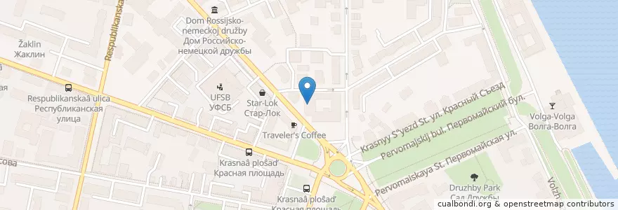 Mapa de ubicacion de Научная библиотека ЯрГУ en Russia, Central Federal District, Yaroslavl Oblast, Yaroslavsky District, Yaroslavl.