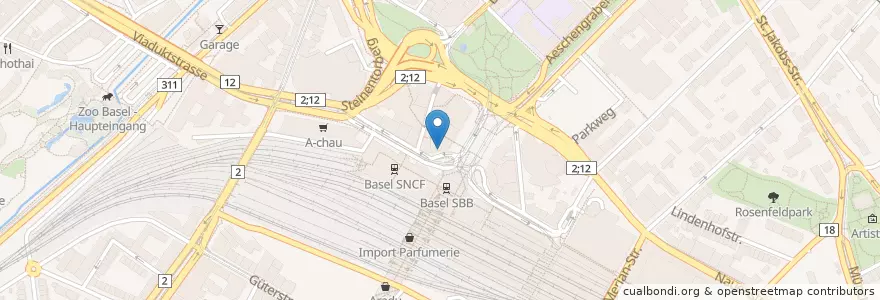 Mapa de ubicacion de dean & david en Switzerland, Basel-City, Basel.